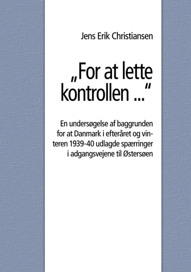 "for at lette kontrollen ..."