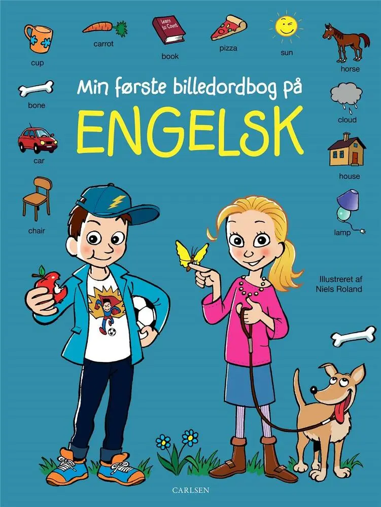 Billede af Min første billedordbog på engelsk