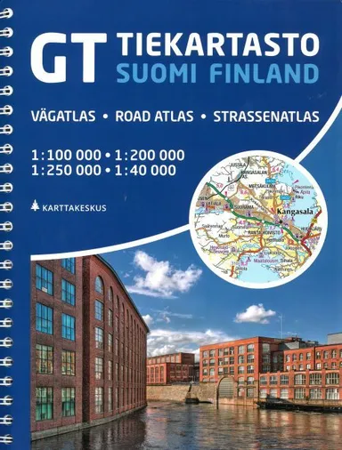 GT Tiekartasto Suomi Finland : vägatlas = road atlas = Strassenatlas 1:100 000 / 1:200 000 /1:250 000 /1:400 000