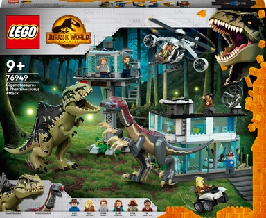 76949 LEGO Jurassic World Giganotosaurus og Therizinosaurus-angreb