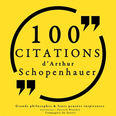 100 citations d'Arthur Schopenhauer