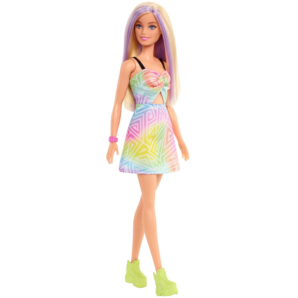 Barbie Fashionista dukke med regnbue sweater