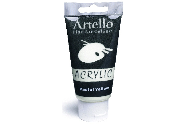 Akrylmaling Artello Pastel Yellow 75ml