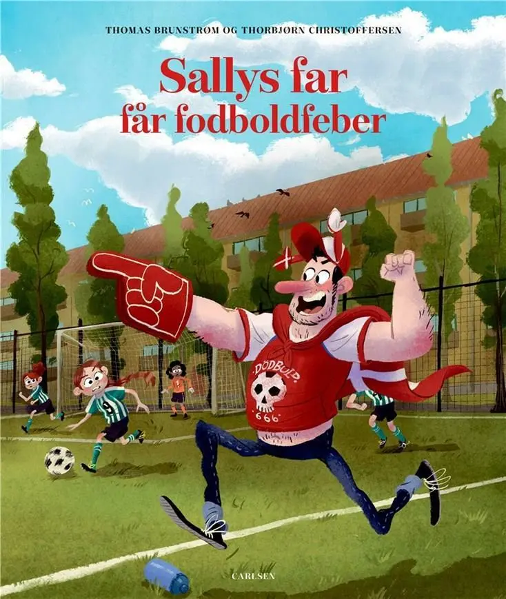 Billede af Sallys far får fodboldfeber