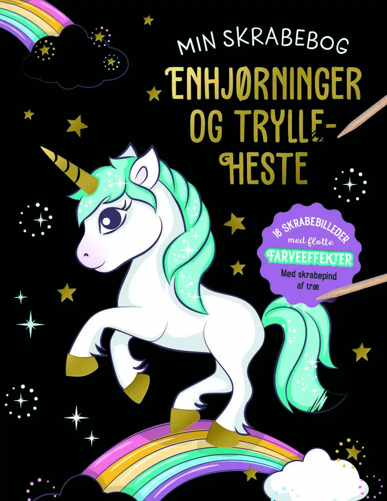 Billede af Min skrabebog Enhjørninger og trylleheste