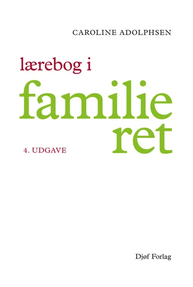 Lærebog i Familieret