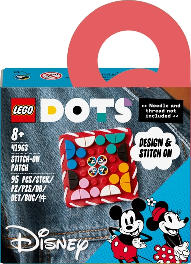 41963 LEGO Dots Mickey Mouse Og Minnie Mouse Påsyningsmærke