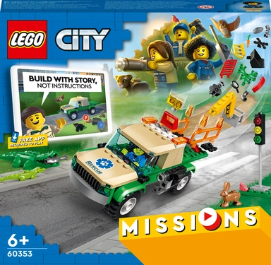 60353 LEGO City Missions Redningsmissioner For Vilde Dyr