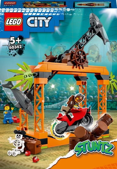 60342 LEGO City Stuntz Stuntudfordring Med Hajangreb