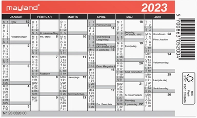 Kalender mini 2023 Mayland