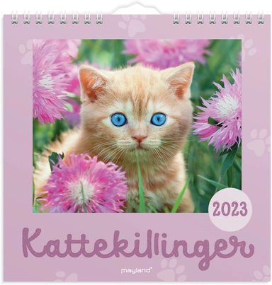 Vægkalender kattekillinger 2023