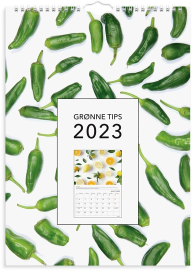 Vægkalender grønne tips 2023
