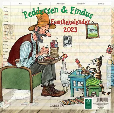 Peddersen & Findus - familiekalender 2023