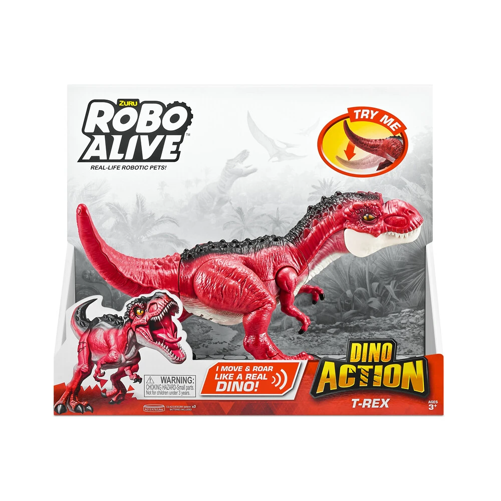 Zuru Robo Alive - T-rex Interaktiv Dinosaur Figur - Dino Action - Series 1