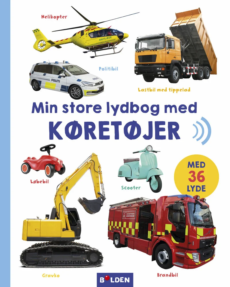 Billede af Min store lydbog med køretøjer
