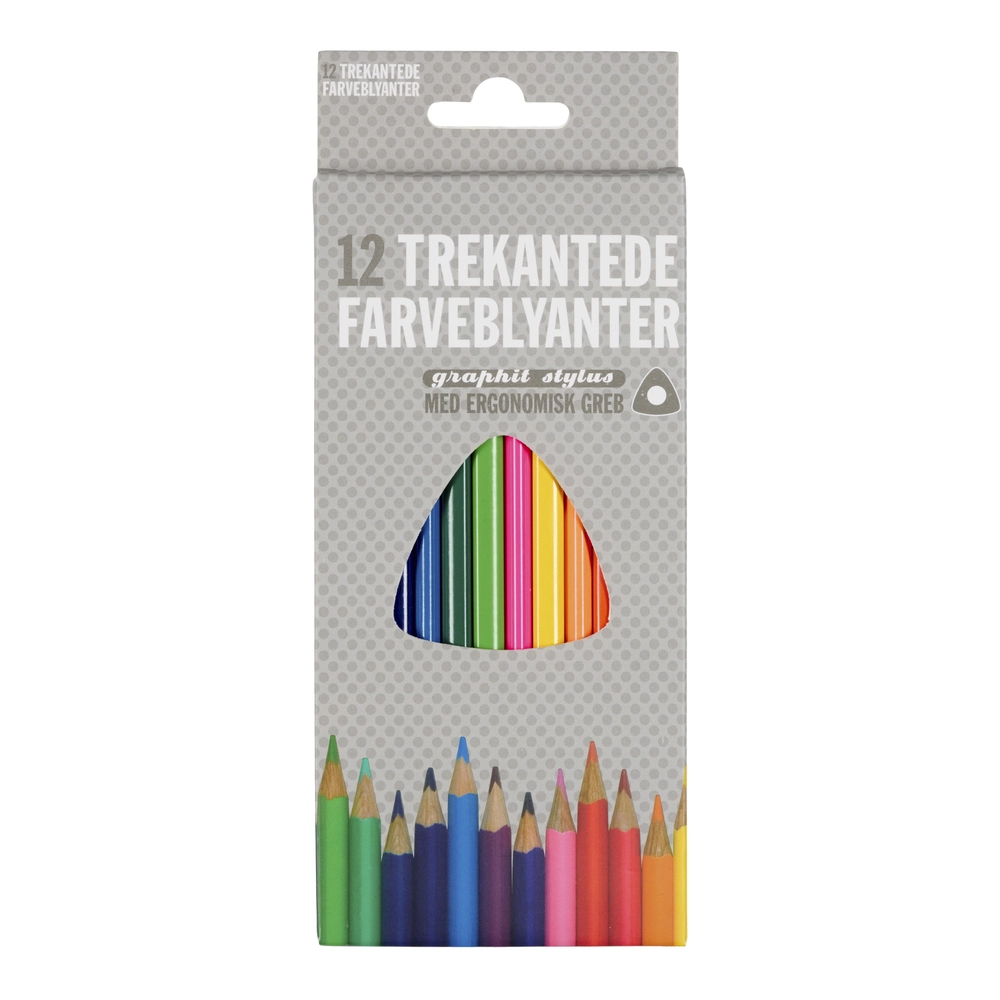 Farveblyanter graphit stylus 12 stk