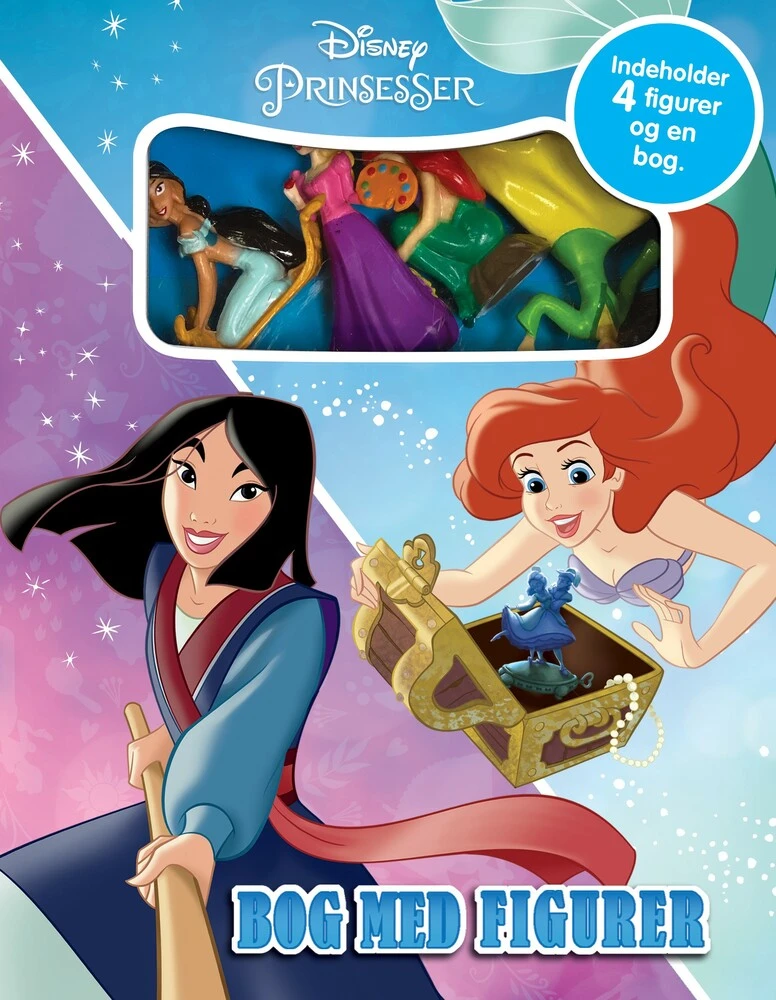 #2 - Disney Prinsesser - Bog med figurer