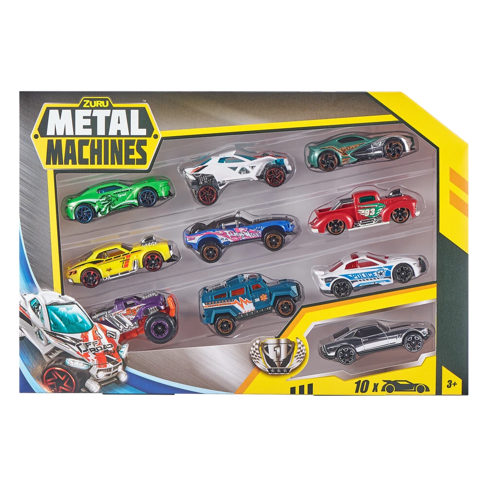 Metal Machines Mini Racing Car 10-Pak billede