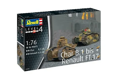 Char B,1 bis & Renault FT,17