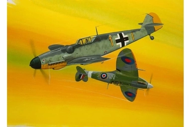 Combat Set Bf109G-10 & Spitfire Mk.V