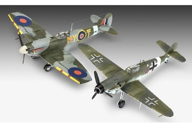 Model Set Combat Set Bf109G-10 & Spitfire Mk