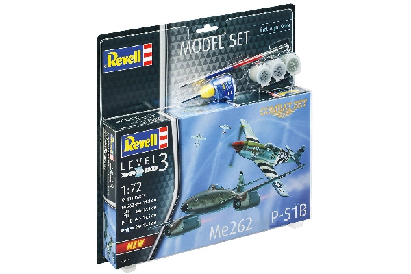 Model Set Combat Set Me262 & P-51B