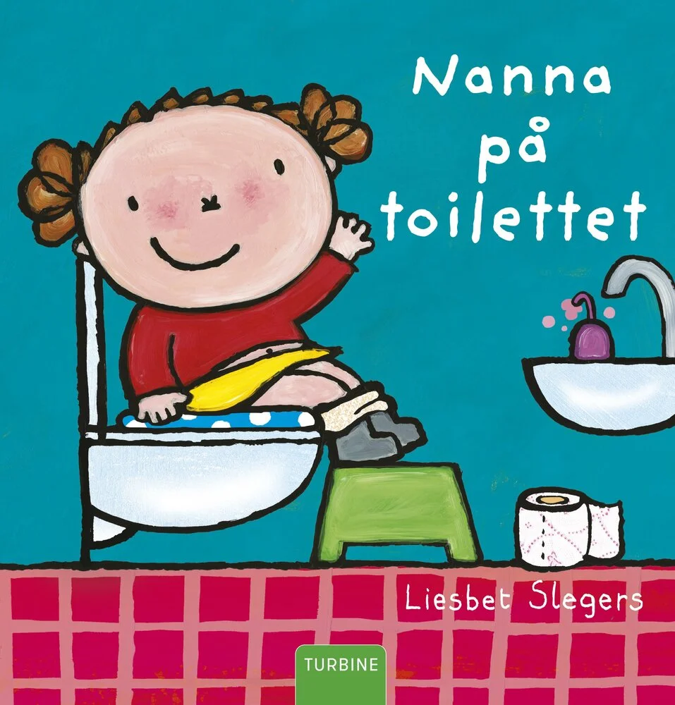 Billede af Nanna på toilettet