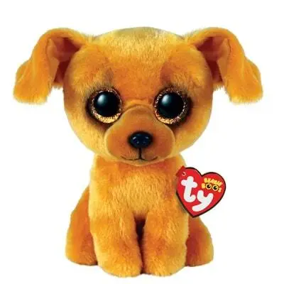 Ty Beanie Boos Zuzu brun hund 15,5 cm