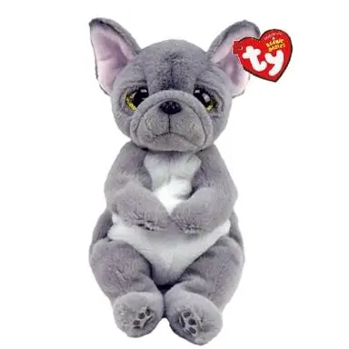 Ty Beanie Bellies Wilfred grå hund 20 cm