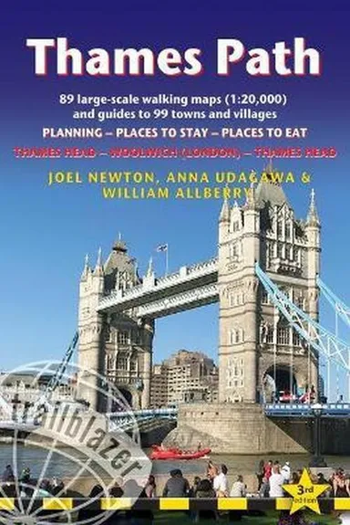 Thames Path, Trailblazer British Walking Guide: Thames Head to Woolwich (London) & London to Thames Head