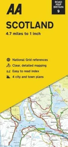 AA Road Map Britain 9: Scotland