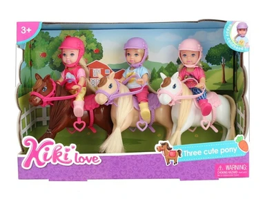 Kiki Love dukke med heste