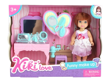 Kiki Love dukke med make-up bord cm