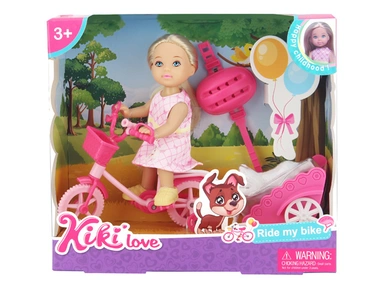 Kiki Love dukke og cykel
