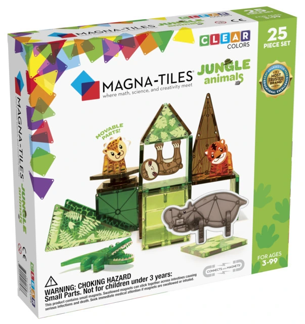 14: Magna-Tiles Jungle Animals 25 stk.