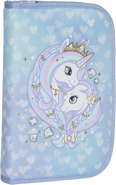 Beckmann onezip unicorn princess ice blue m/indhold