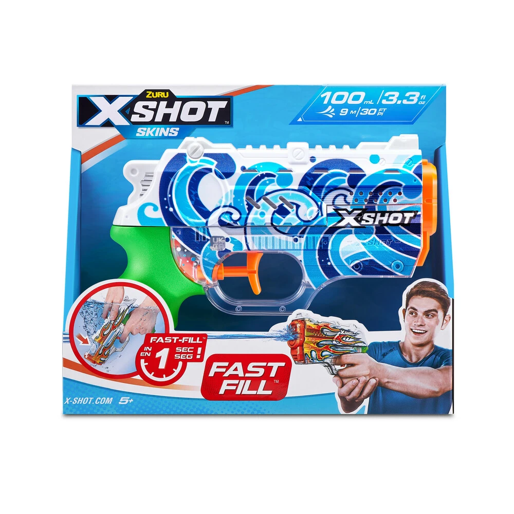 X-Shot Water Fast-Fill Skins Nano Water Blaster ass