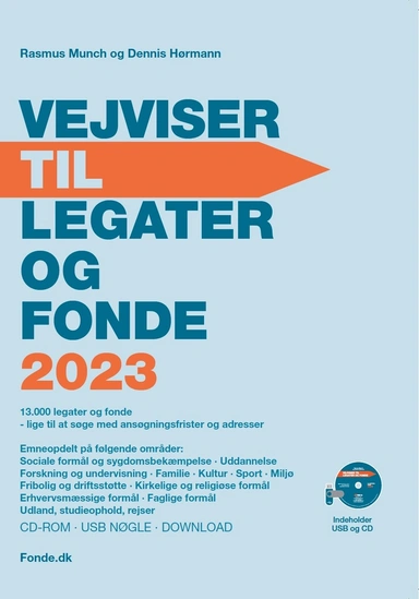VEJVISER TIL LEGATER OG FONDE 2023 CD-ROM/USB