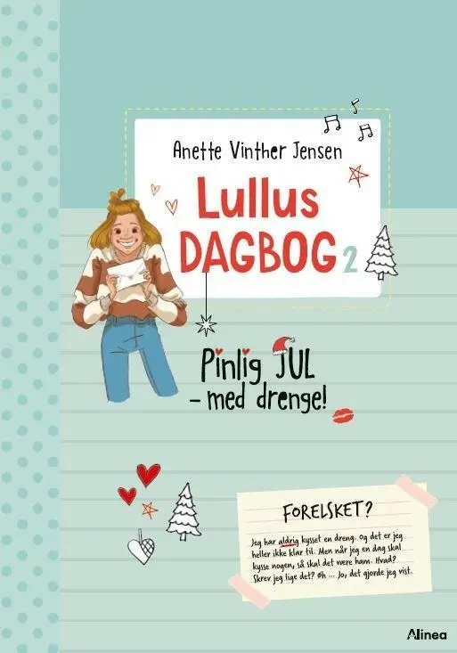 Billede af Lullus dagbog 2 - Pinlig jul - med drenge!, Rød læseklub