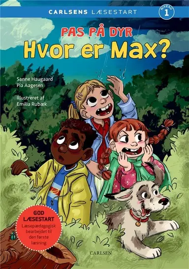 Carlsens læsestart: Pas på dyr: Hvor er Max?