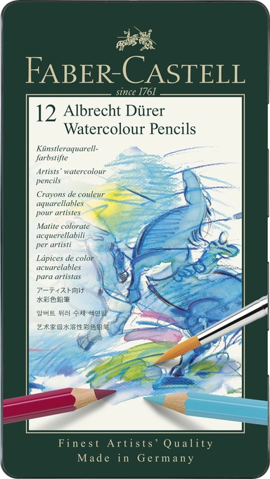 Farveblyant albrecht dürer Faber-Castell akvarel 12 ass