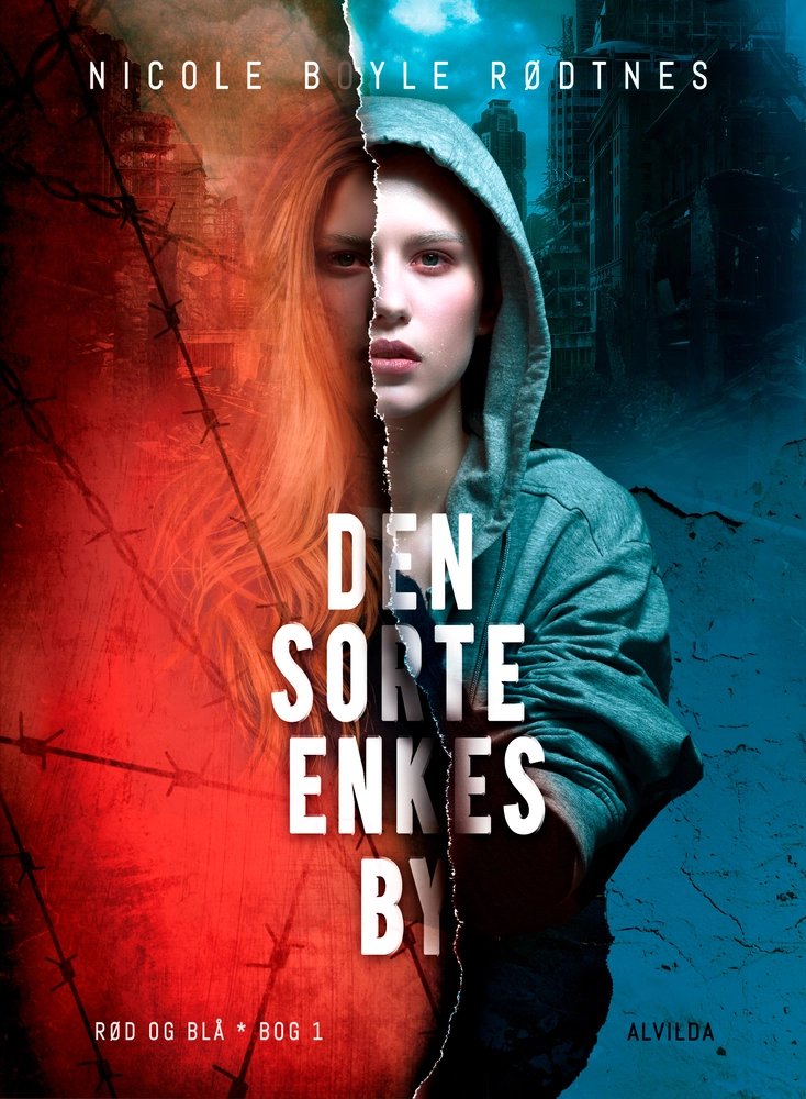 Billede af Rød og blå 1: Den sorte enkes by