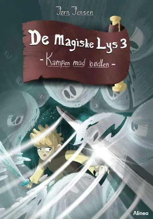 Billede af De magiske lys, bind 3. Kampen mod bødlen. Rød Læseklub