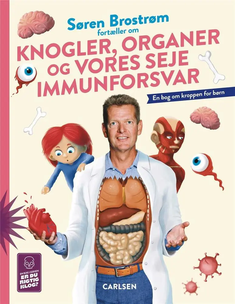 Billede af Søren Brostrøm fortæller om knogler, organer og vores seje immunforsvar
