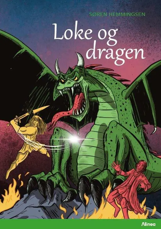 Billede af Loke og dragen, Grøn Læseklub