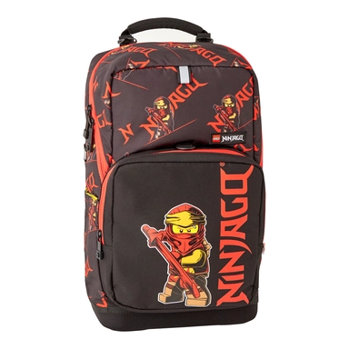 Skoletaske LEGO Optimo Plus Ninjago rød 3 dele