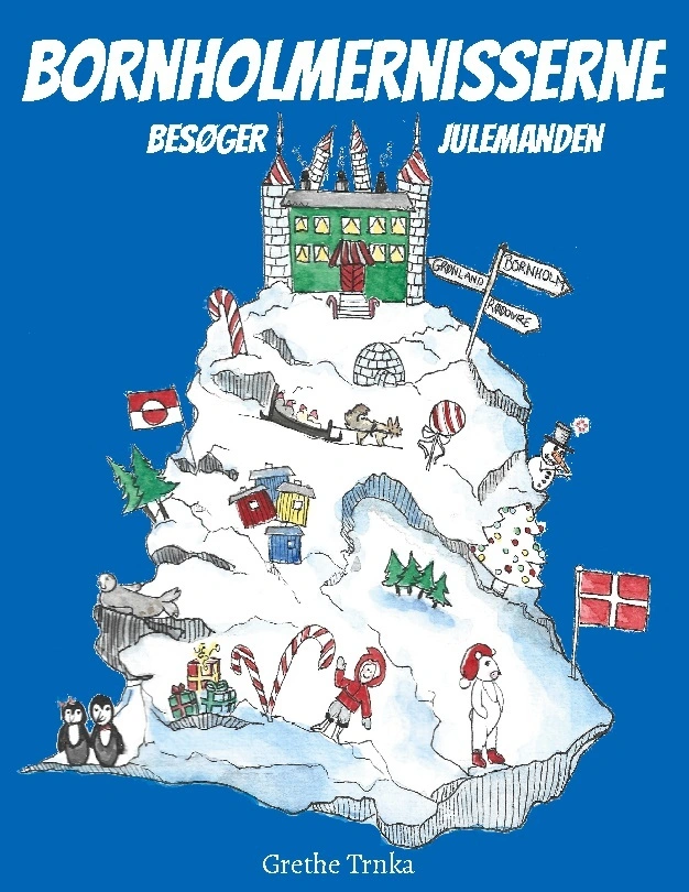 Billede af Bornholmernisserne besøger Julemanden