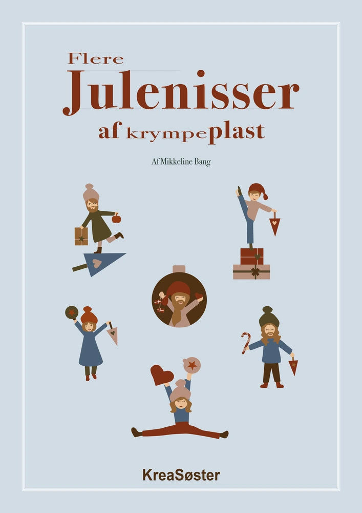 Flere julenisser af krympeplast