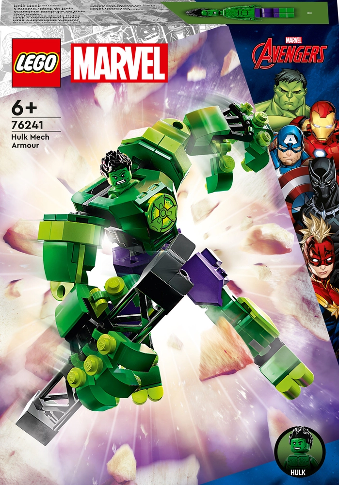 8: 76241 LEGO Super Heroes Hulks kamprobot