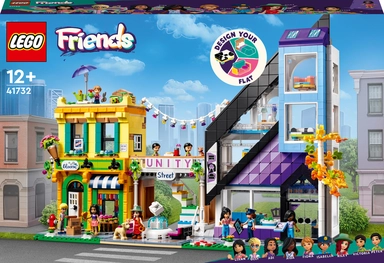41732 LEGO Friends Midtbyens blomster- og designbutikker